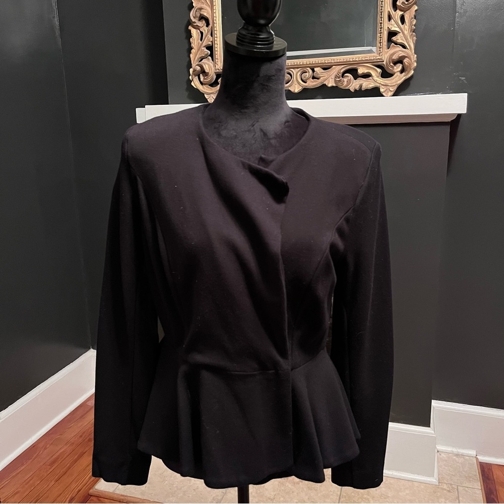 Cabi peplum black blazer!